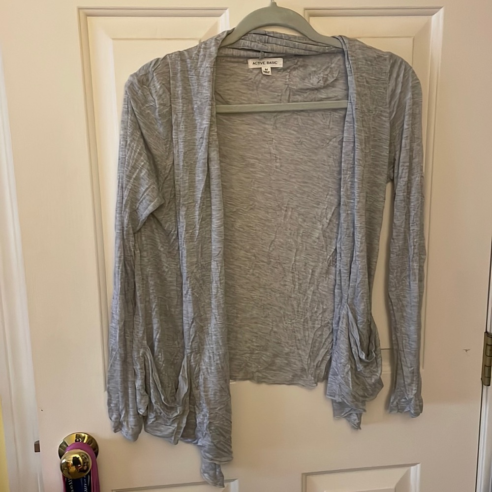 Light Gray Active Cardigan